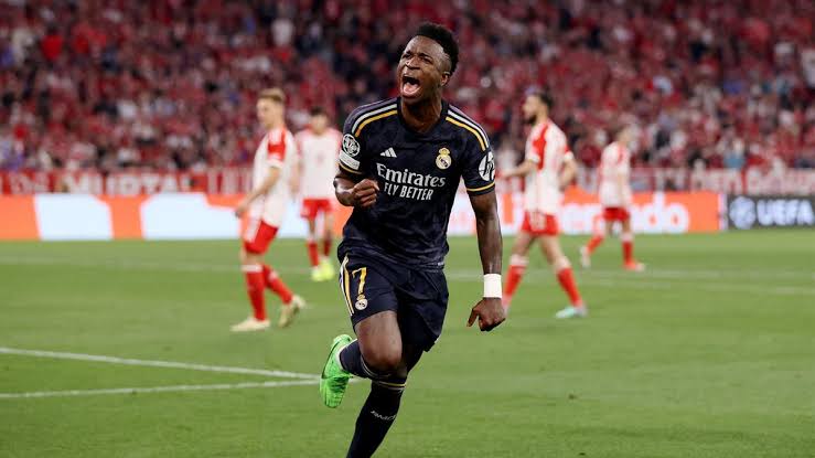 UCL: Vinicius’ brace ensures Real Madrid hold Bayern Munich at Allianz Arena