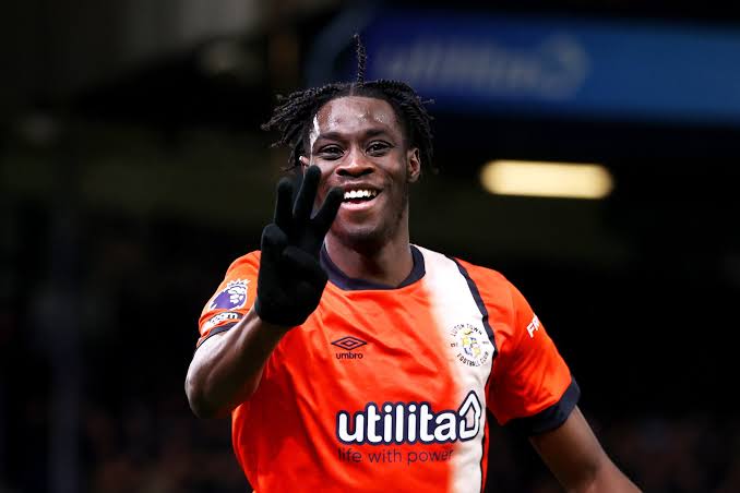 EPL: Nigeria’s Adebayo makes history after scoring in Luton Town’s latest match