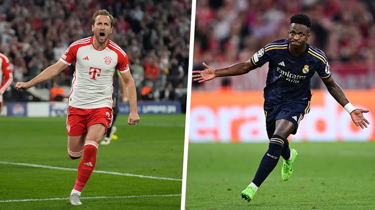 UEFA names Kane, Vinicius, others in Champions League team [Full list]