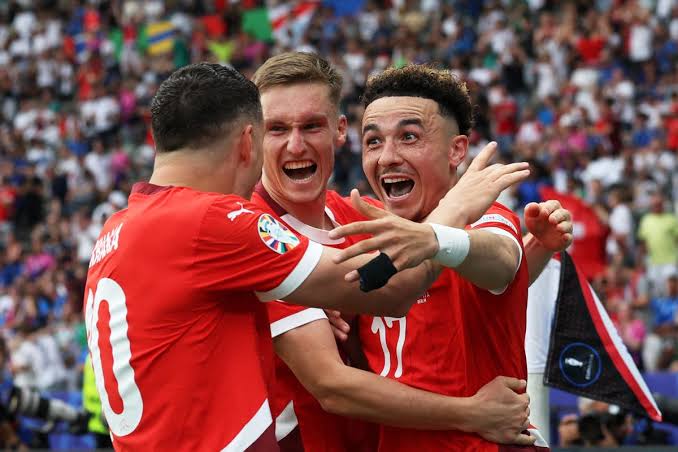 Euro 2024: Switzerland becomes first country to qualify for quarter-finals as Italy crash out